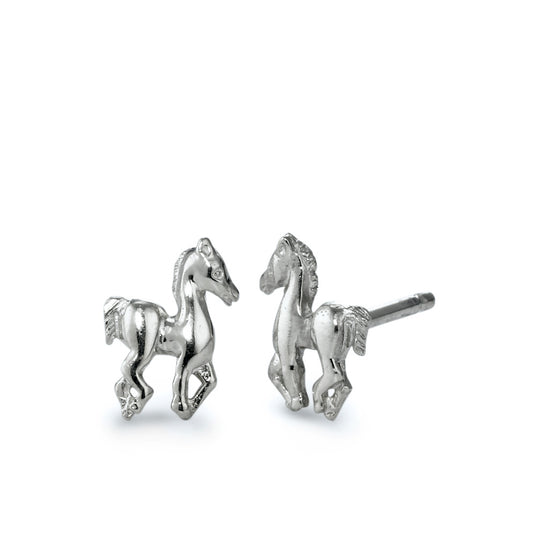 Clous d'oreilles Argent Argenté Cheval