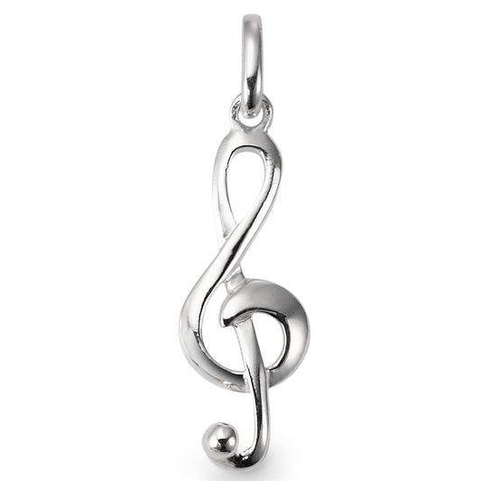 Pendentif Argent Clef musicale