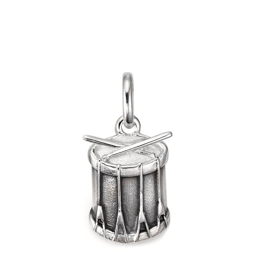 Pendentif Argent Patinée Tambour