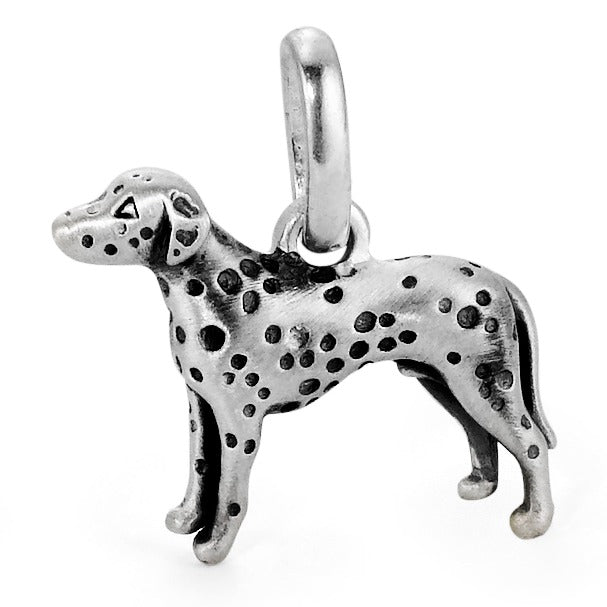 Pendentif Argent Patinée Chien