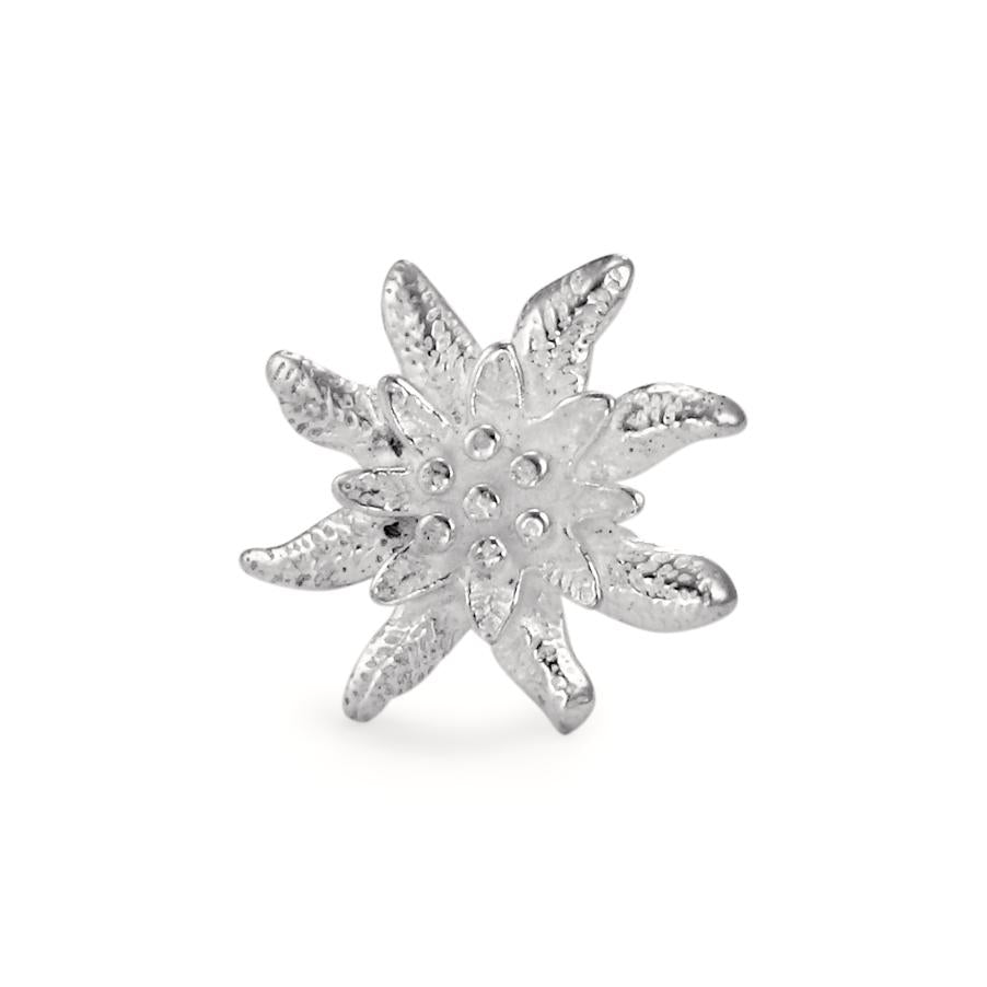 Pin's Argent Edelweiss Ø11 mm