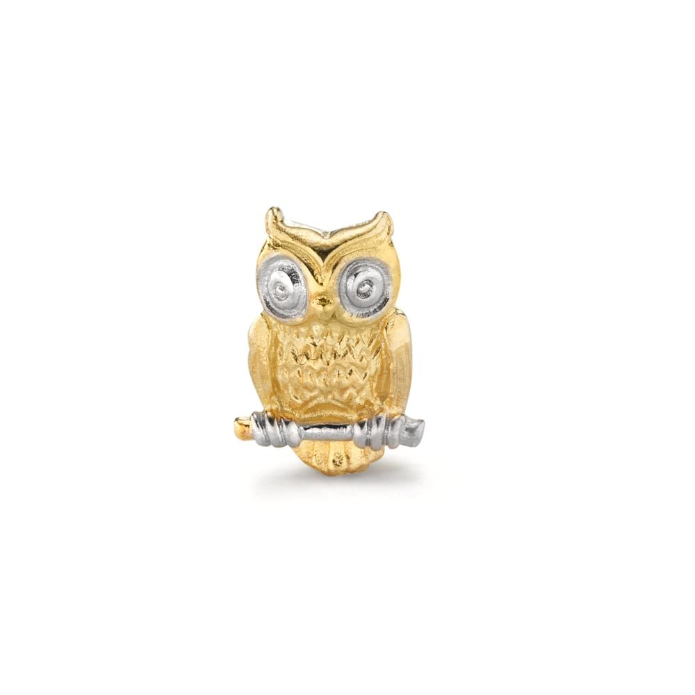 Clous d'oreille à l'unité Or jaune 9K Hibou