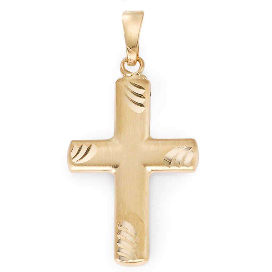 Pendentif Or jaune 18K Croix