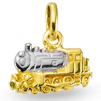 Pendentif Or jaune 18K Locomotive