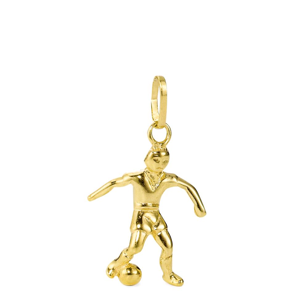 Pendentif Or jaune 18K Football Ø15 mm