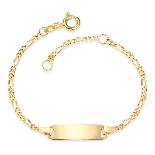 Bracciale con incisione Oro giallo 750/18 carati 12-14 cm