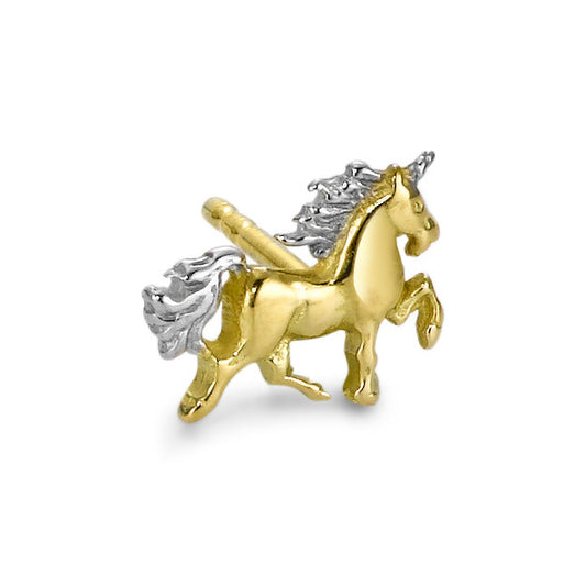 Clous d'oreille à l'unité Or jaune 18K Licorne