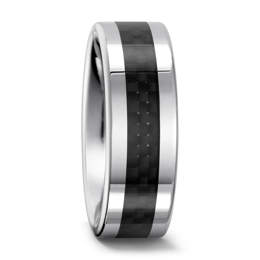 Bague Tungstène, Carbone