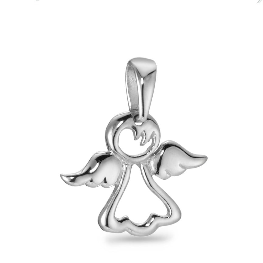 Pendentif Argent Rhodié Ange