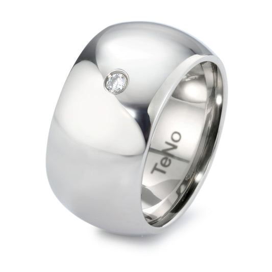 Bague Acier inoxydable Diamant 0.06 ct, tw-si