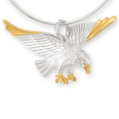 Pendentif "aigle" en argent