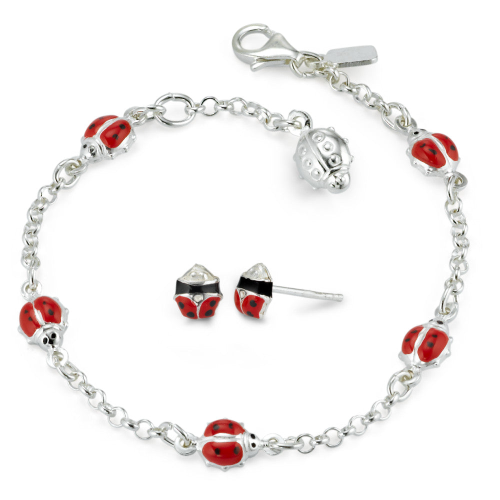 Bracelet coccinelle argent 925