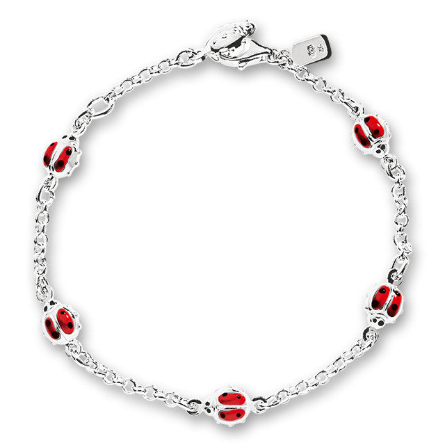 Bracelet coccinelle argent 925