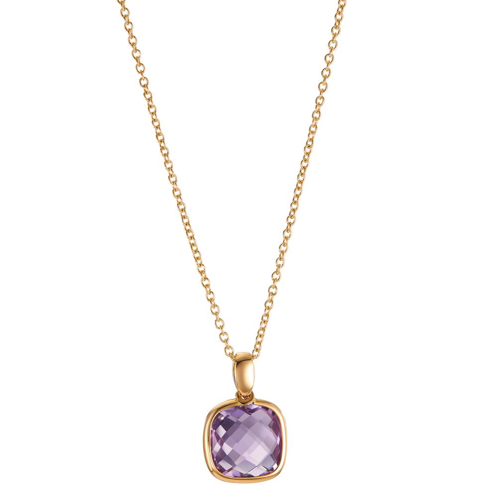 Collier Gold 750 mit Amethyst