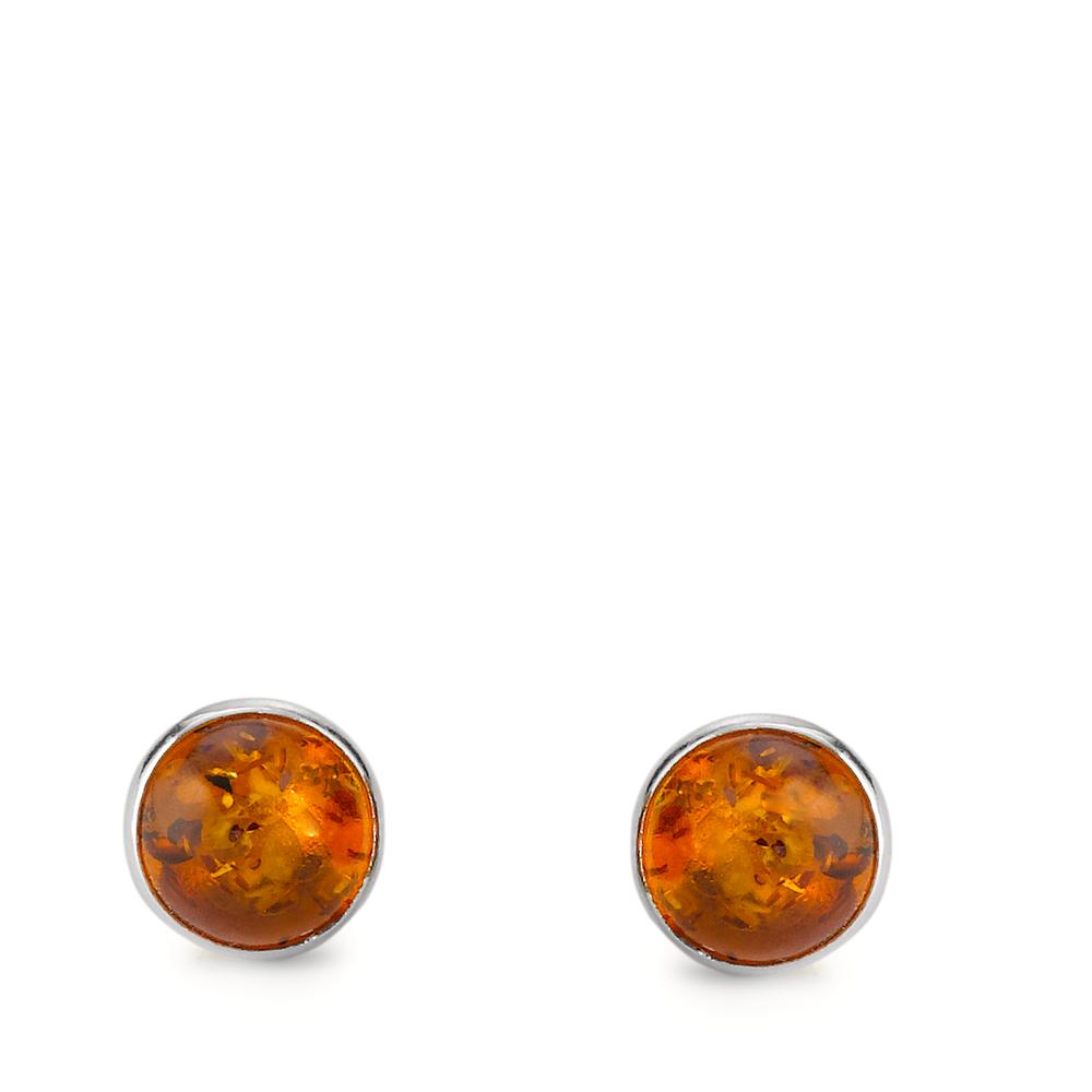 Boucles d'oreilles 925 ambre