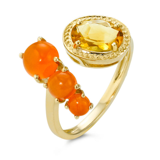 Anello Oro giallo 375/9K Citrino