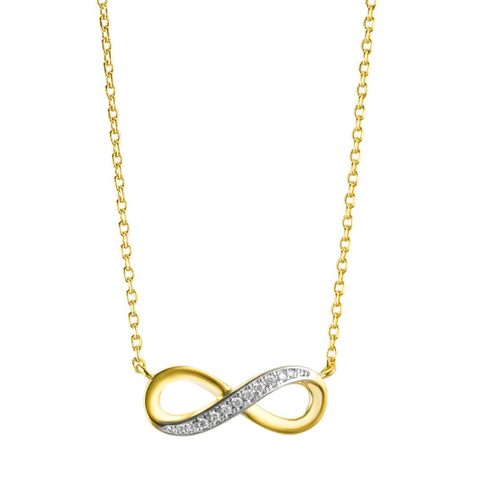 Collier  Halskette vergoldet Infinity