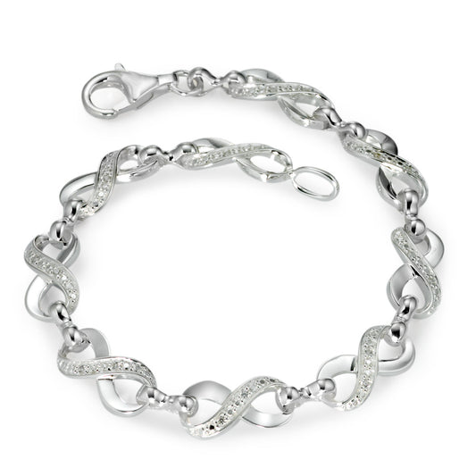 Bracciale Argento Zirconia 19 cm