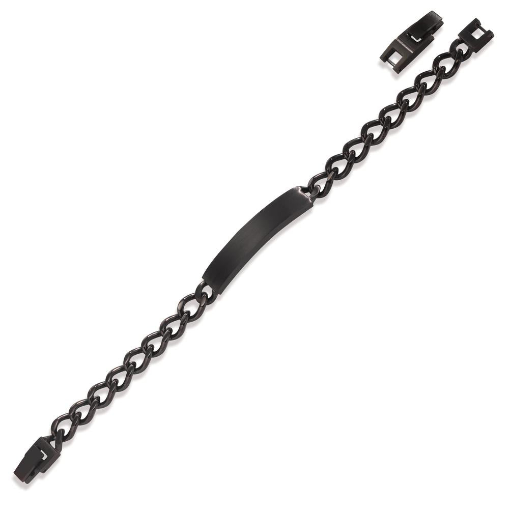 Bracciale Acciaio inossidabile nero rivestimento IP 21 cm