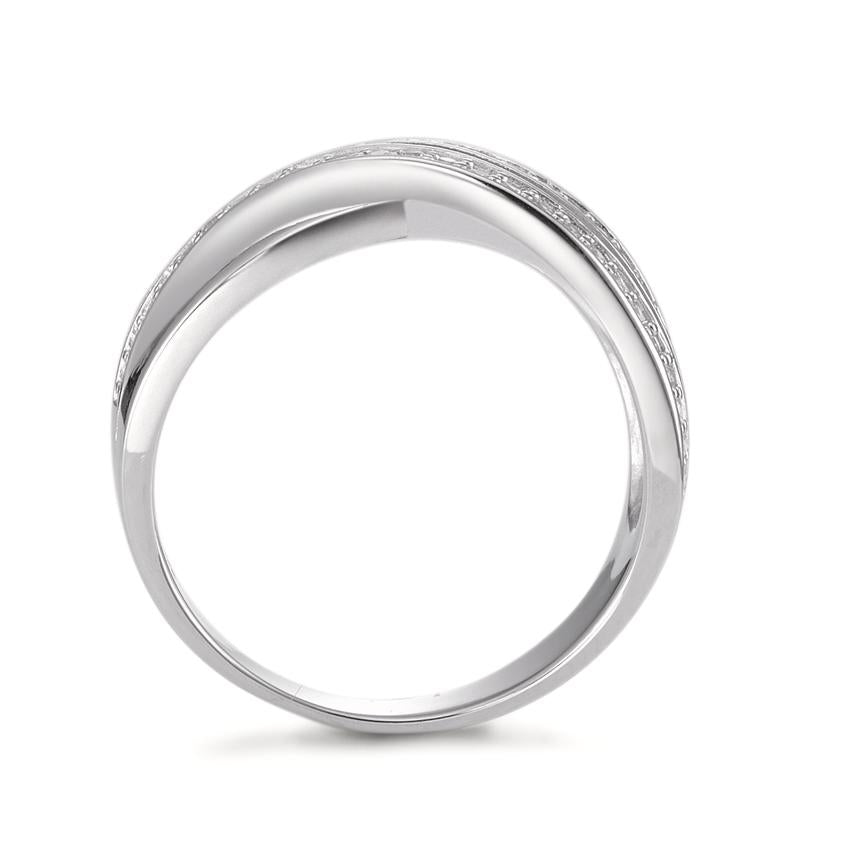 Bague argent et zirconias