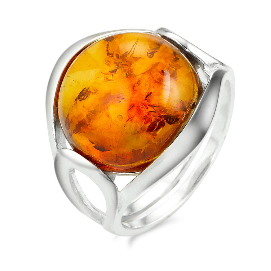 Bague 925 ambre