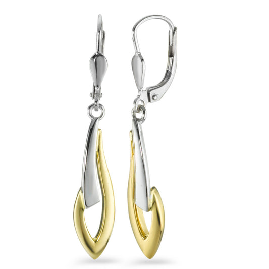 Boucles d'oreilles 750 bicolor