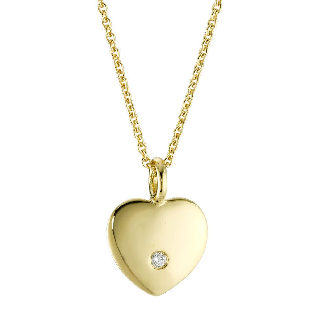 Collier pendentif Or jaune 750/18 ct. avec diamant