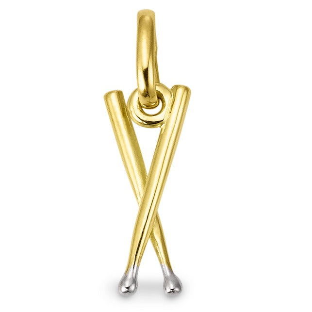 Pendentif Or jaune 18K Baguette de tambour