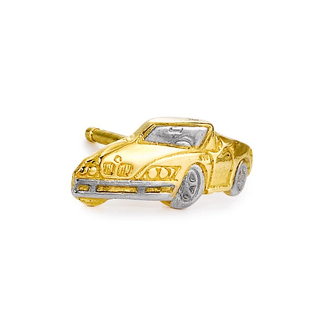 Clous d'oreille à l'unité Or jaune 18K Voiture