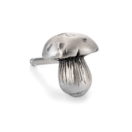 Clous d'oreille à l'unité Argent Patinée Champignon