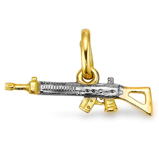 Pendentif Or jaune 18K Fusil d'Assaut