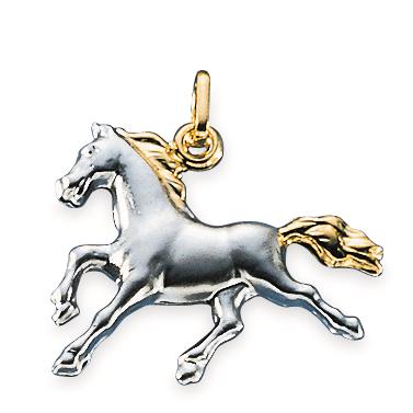 Pendentif Or jaune 18K Cheval