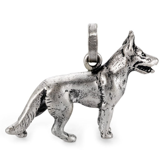 Pendentif Argent Rhodié Chien