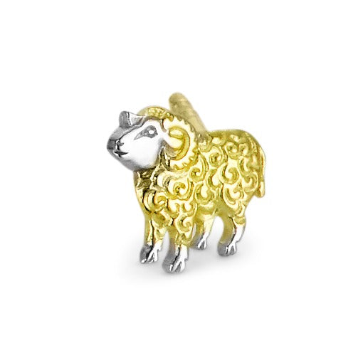 Clous d'oreille à l'unité Or jaune 18K Mouton