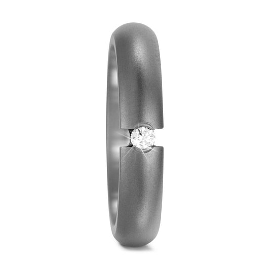 Anello del partner Titanio Diamante 0.05 ct, w-si