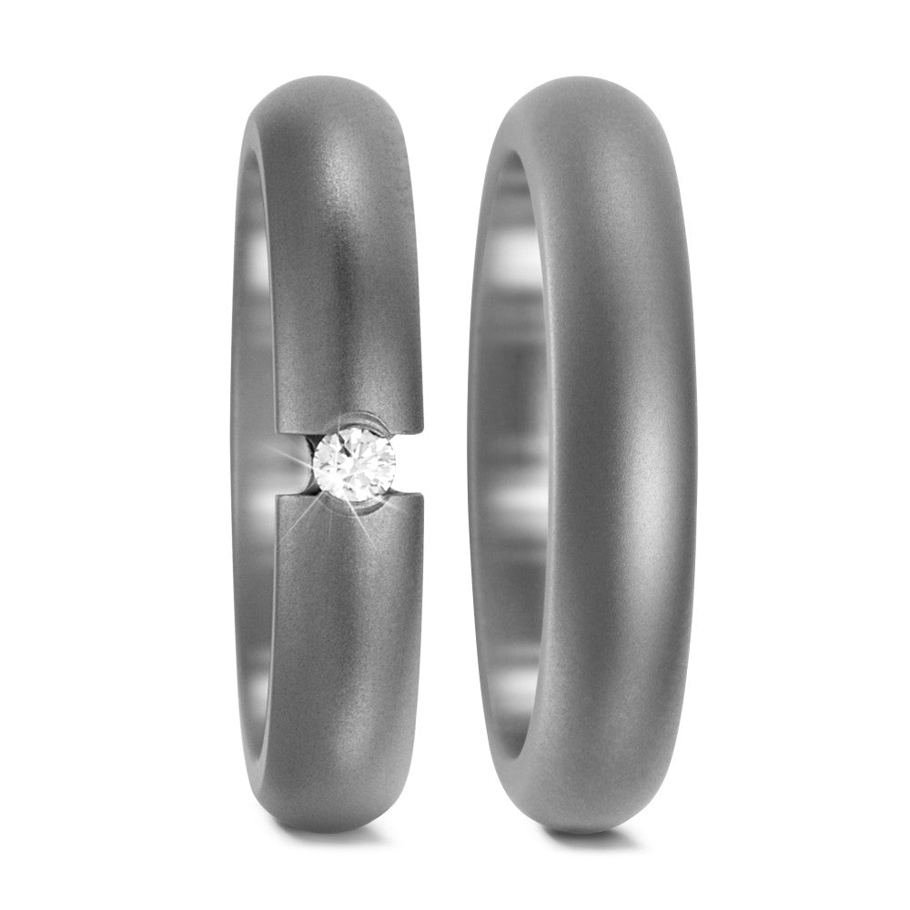 Partnerring Titan Diamant 0.05 ct, w-si