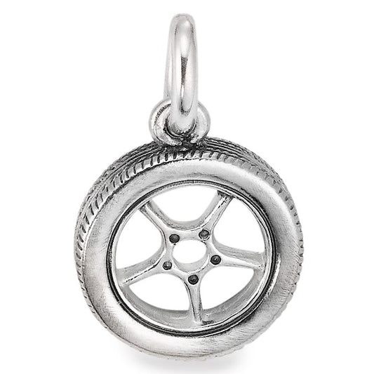 Pendentif Argent Voiture Ø14 mm