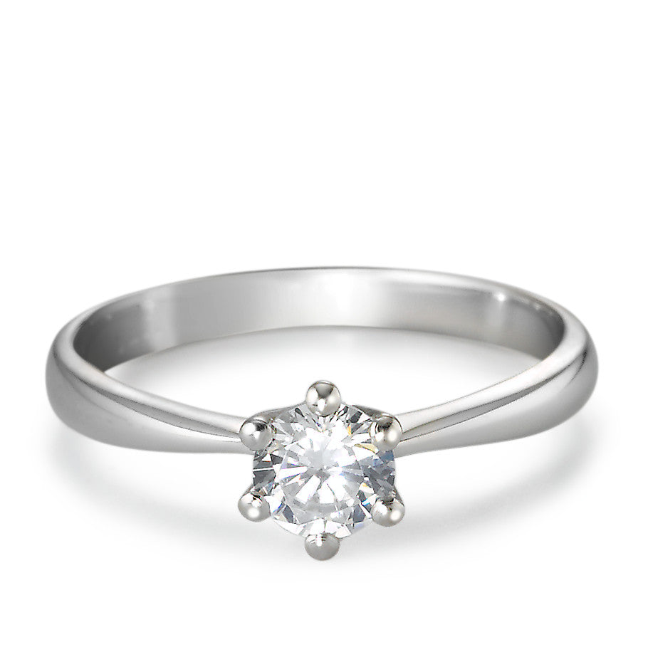 Bague solitaire Argent