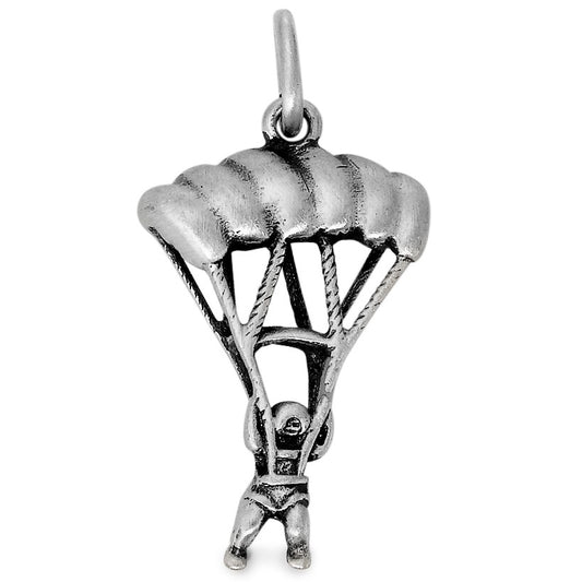 Pendentif Argent Patinée Parapente