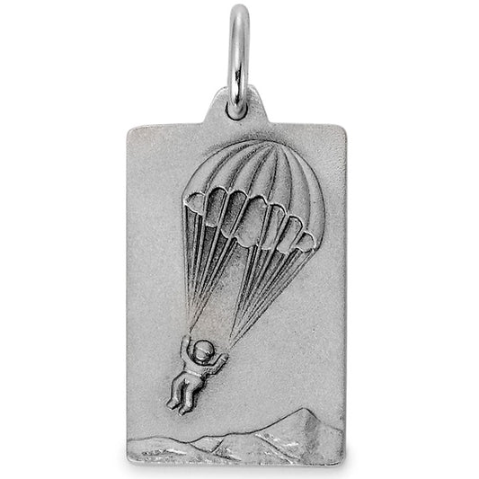 Pendentif Argent Parachutiste