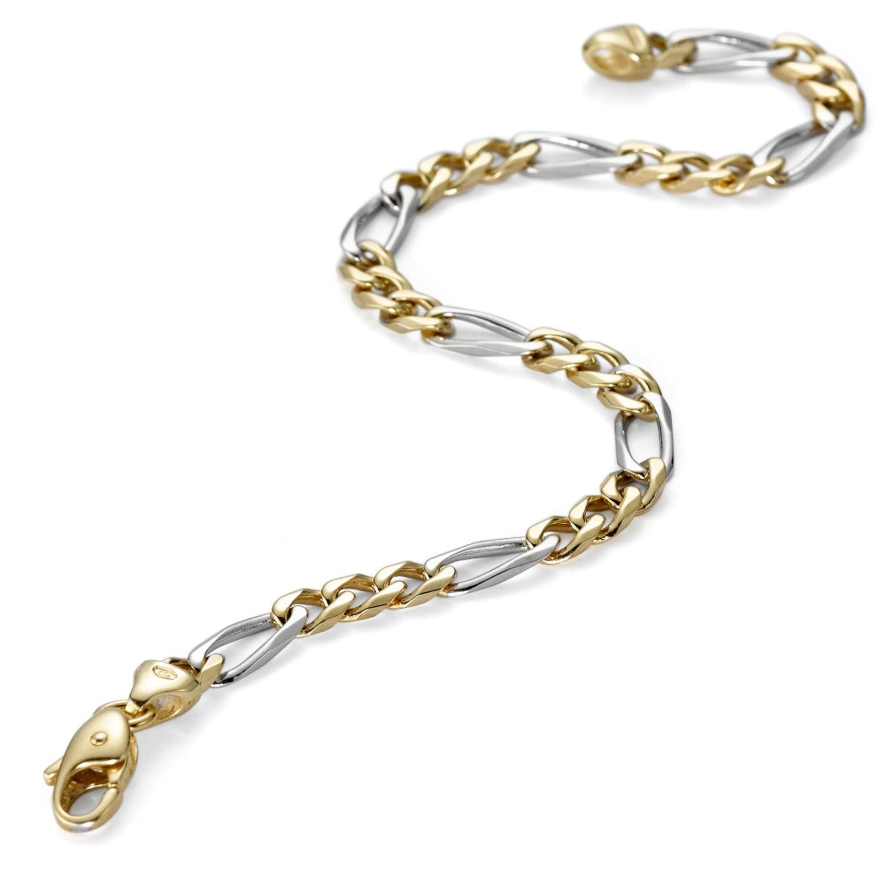 Collier Or jaune 18K, Or blanc 18K 45 cm