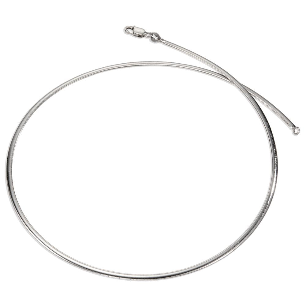 Collana Argento rodiato 42 cm