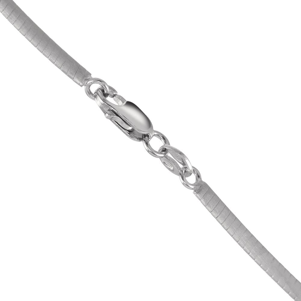 Collana Argento rodiato 42 cm