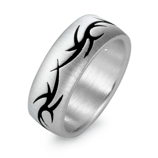 Fingerring Silber rhodiniert