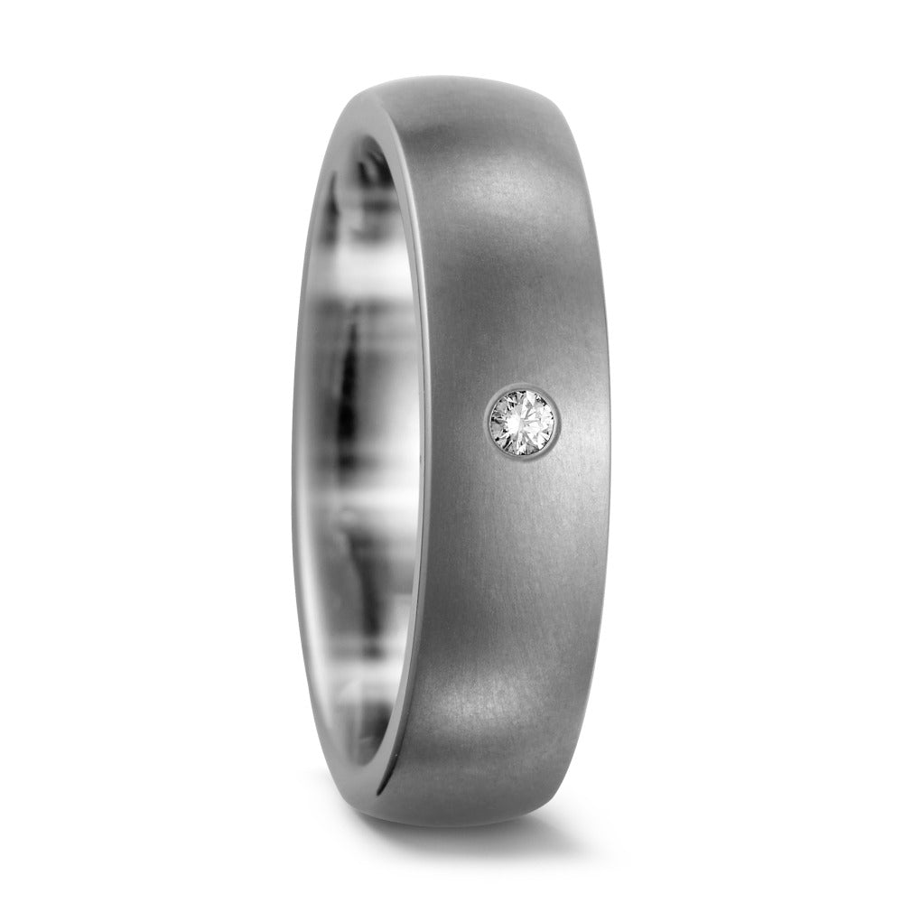 Partnerring Titan Diamant 0.03 ct, w-si