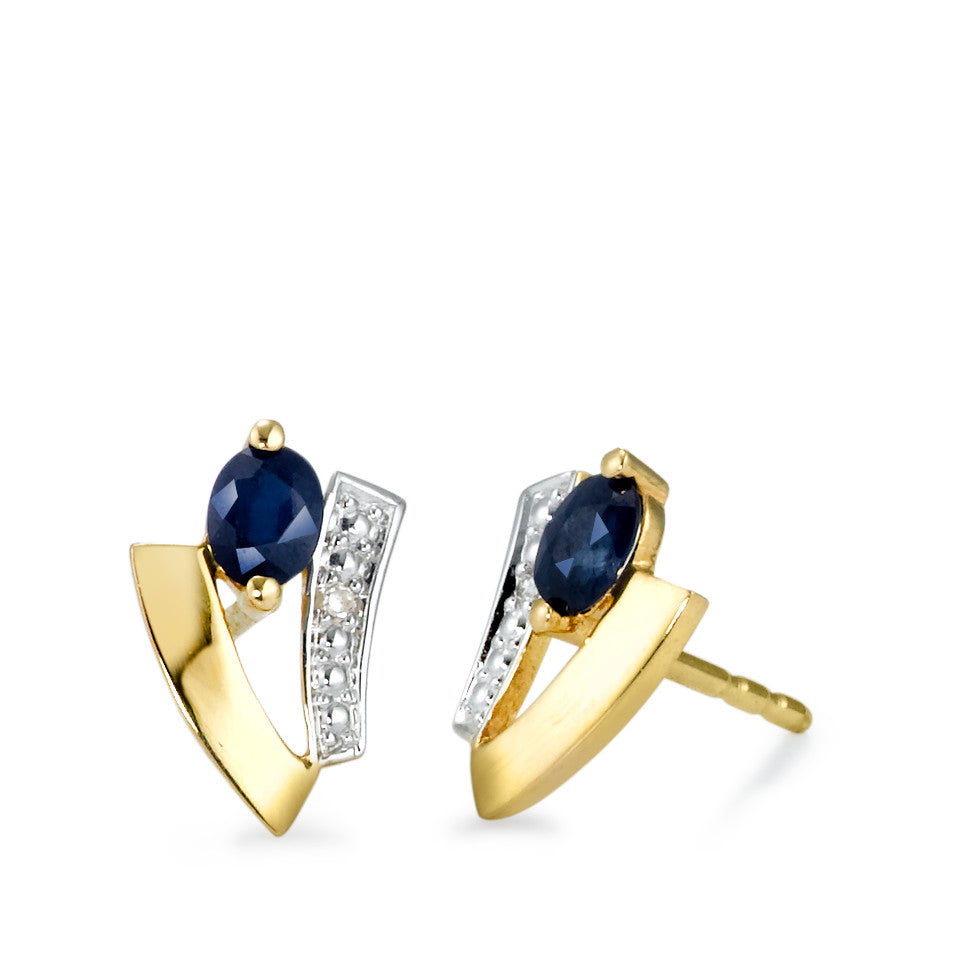 Clous d'oreilles Or jaune 750/18 ct.