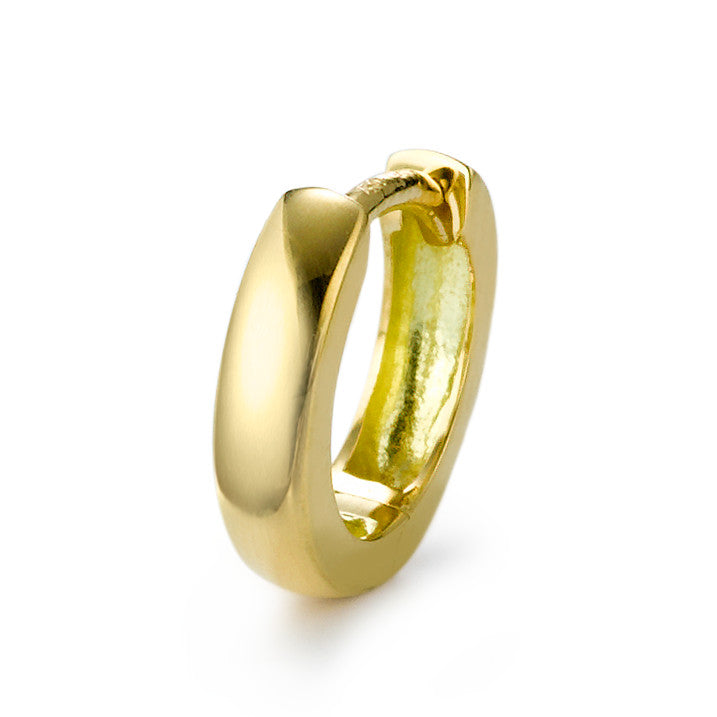 Créole à charnière or jaune 750/18 ct.