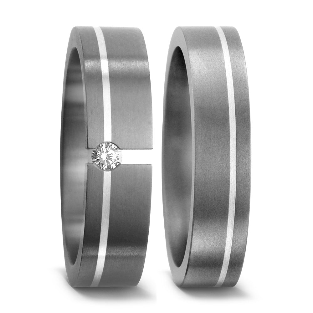 Partnerring Titan, Silber