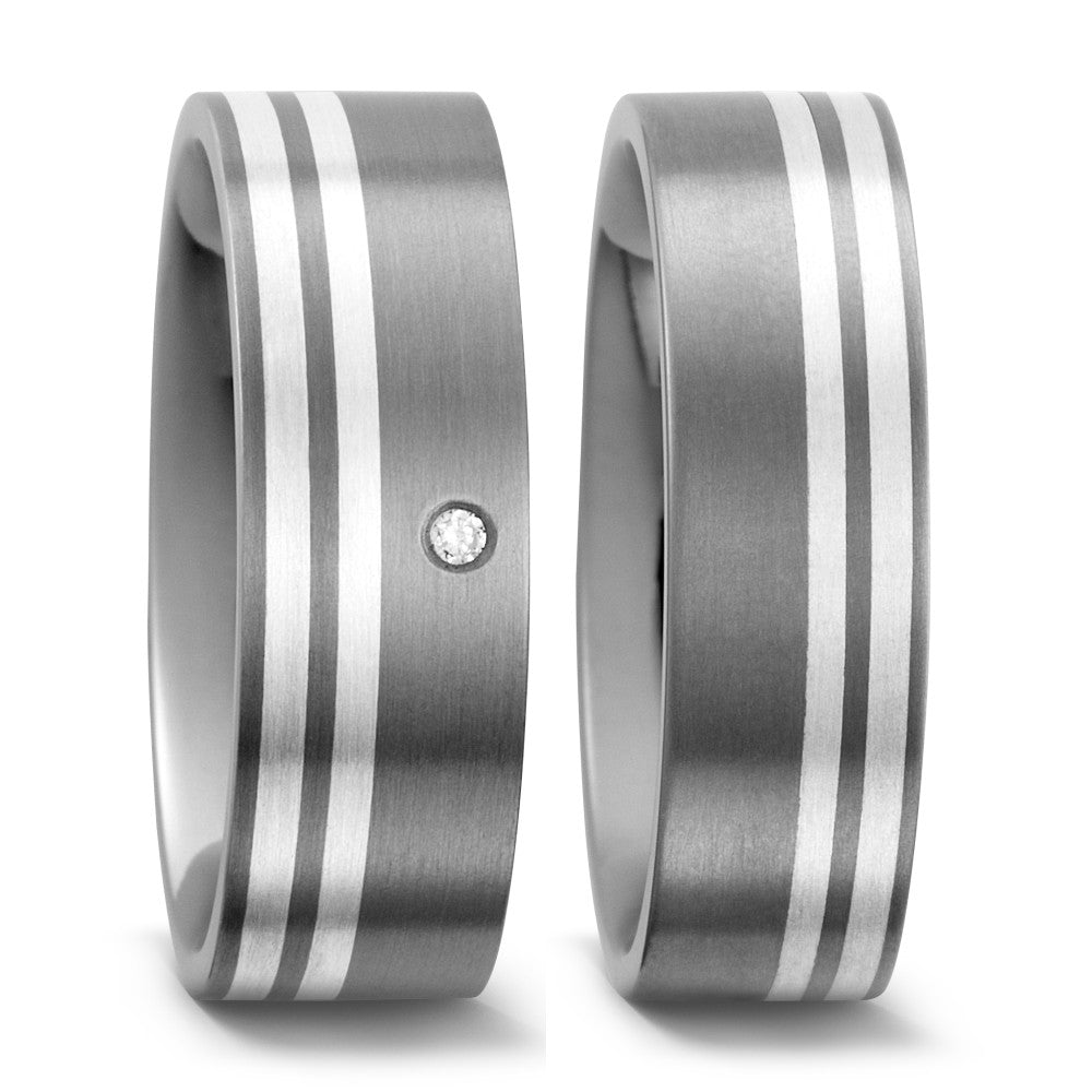 Partnerring Titan, Silber