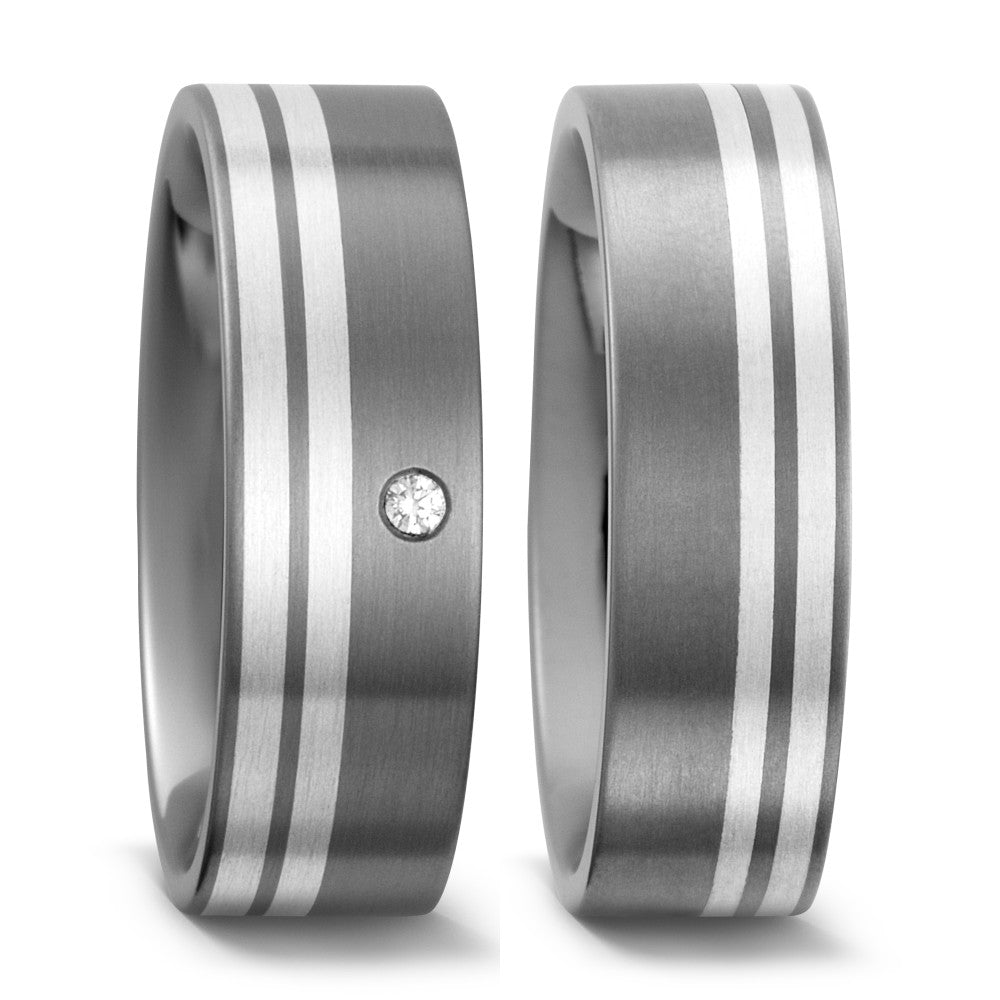 Partnerring Titan, Silber